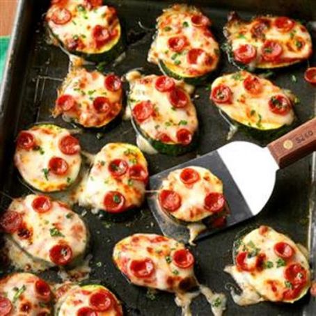 Mini Zucchini Pizzas Recipe