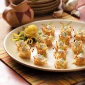 Garlic Herb Potato Nests