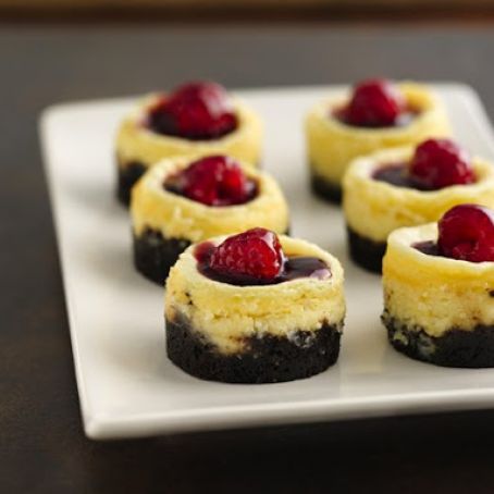 Mini White Chocolate Cheesecakes