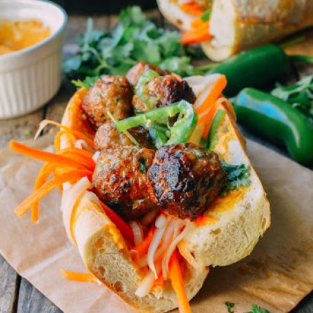 Banh Mi, Spicy Meatball