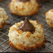 Chocolate Kissed Coconut Macaroons