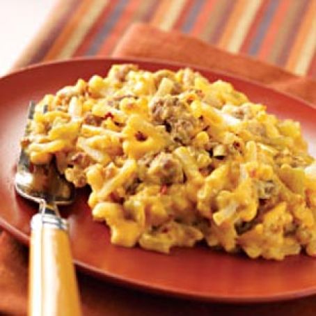 Spicy Sausage Hash Browns Recipe