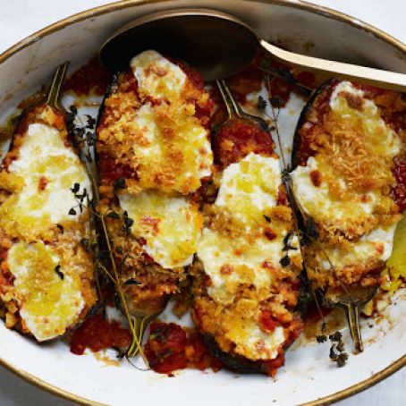 Eggplant Parmesan with Fresh Mozzarella