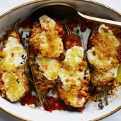 Eggplant Parmesan with Fresh Mozzarella