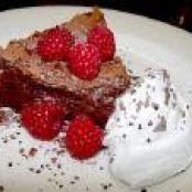 Raspberry Fudge Torte