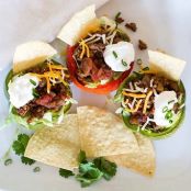 Taco Salad Stuffed Peppers