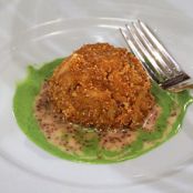BAKED CRAB CAKES WITH CRESS SAUCE, By Dawn