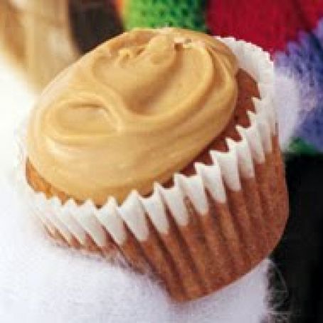 Cider Spice Cupcakes with Penuche Fudge Icing