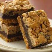 Fudgy Chocolate Chip-Toffee Bars