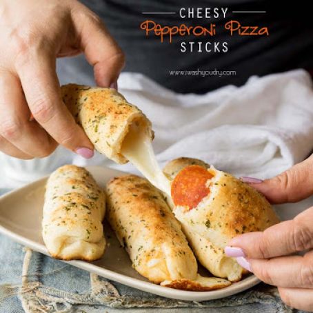 Cheesy Pepperoni Sticks