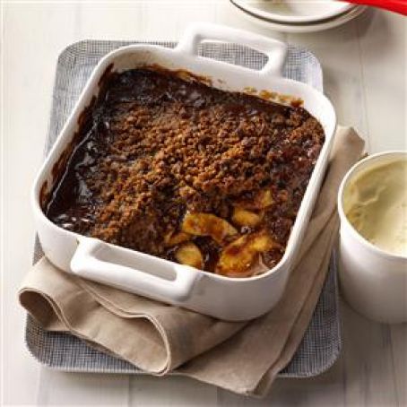 Gingersnap Rum Apple Crisp Recipe