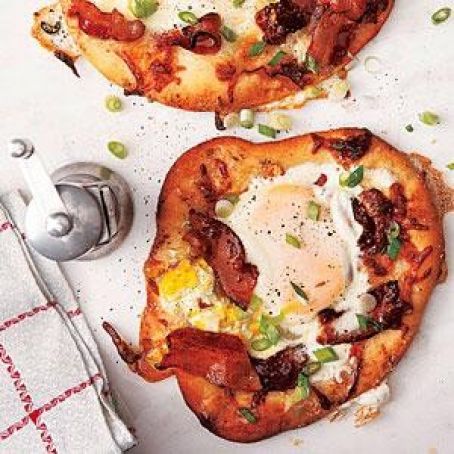 Bacon and Egg Pizza