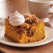 Gingerbread Poke Cake