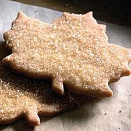 Maple Shortbread Cookies