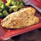 Red Pepper and parmesan Talipia