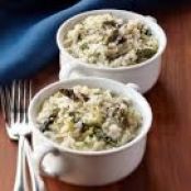 Baked Risotto with Grilled Asparagus