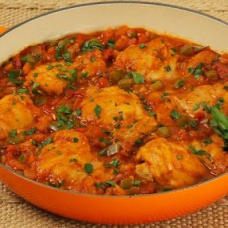 Easy Chicken Cacciatore