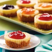 Jam-Topped Mini Cheesecakes