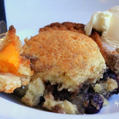 Peach & Blueberry Cobbler