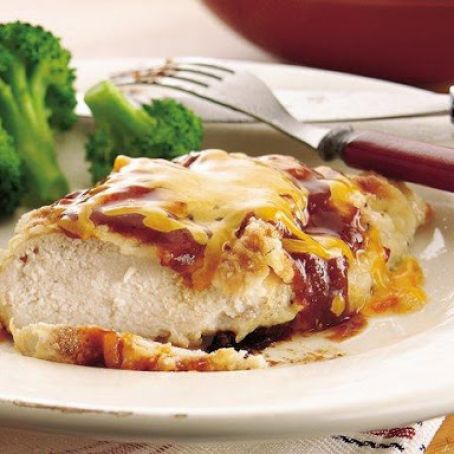 Easy Barbecue Crispy Chicken Melts