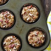 Maple pecan banana muffins