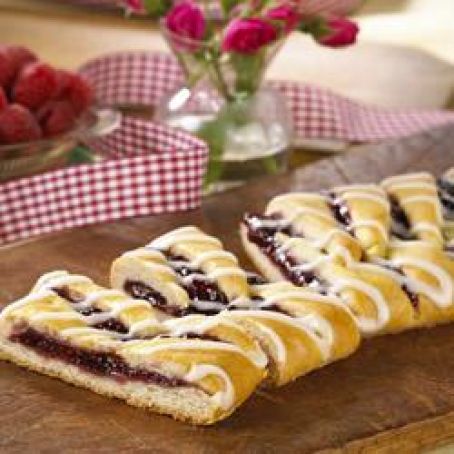 Raspberry Breakfast Braid