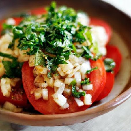 Tomato and Shiso Salad