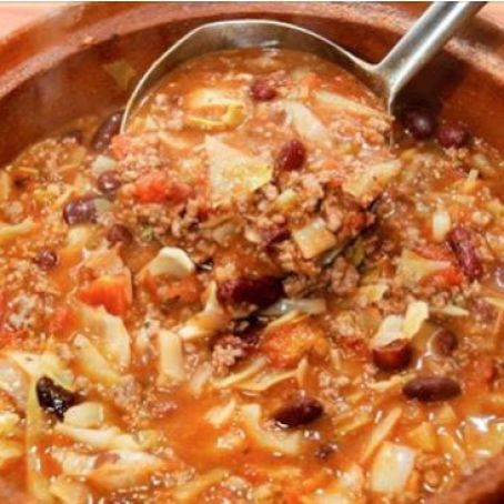 Super Easy Beef and Cabbage Soup