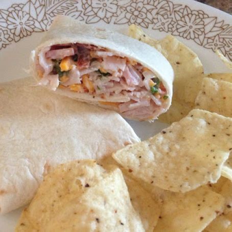 Turkey & Bacon Ranch Wraps/Pinterest/Vicky