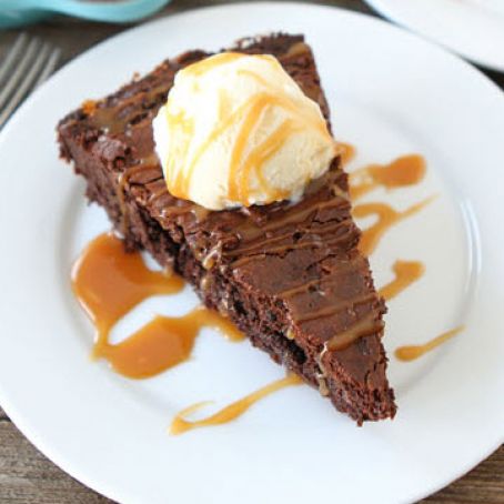 Dessert - Brownies Skillet - Salted Caramel