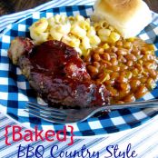 Cooking with K | Southern Kitchen Happenings: Baked BBQ Country Style Pork Steaks + how to get them to taste like they were grilled outside!