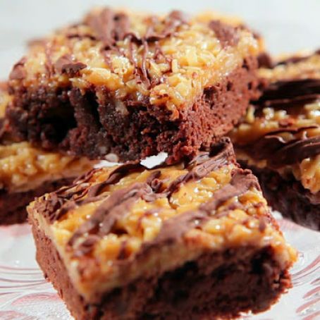 Chocolate Caramel Brownies