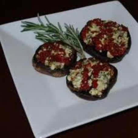 Portobello Panini w/Gorgonzola and Sun-Dried Tomatoes