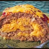 Mac & Cheese Stuffed Meatloaf