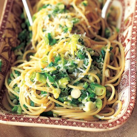 Spaghetti Collins-Scallions