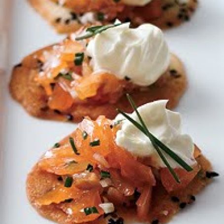 Smoked Salmon Crisps