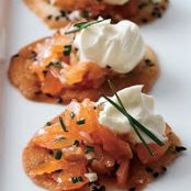 Smoked Salmon Crisps