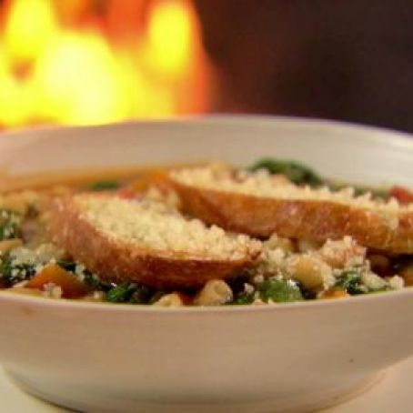 Winter Minestrone and Garlic Bruschetta