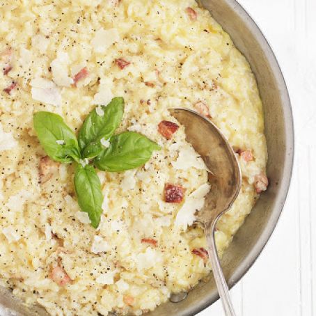 Baked Risotto Carbonara