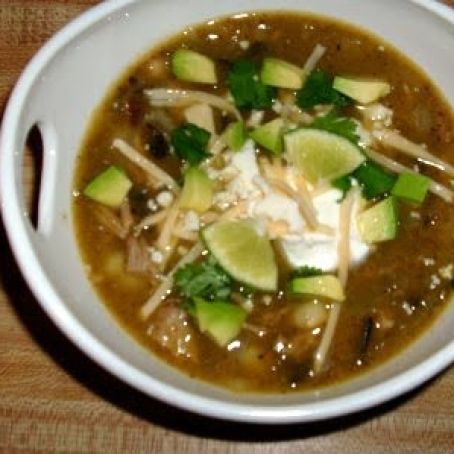 Roasted Pork and Poblano Chili