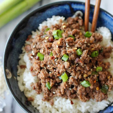 GROUND - Korean Beef Bowl (Actifry)