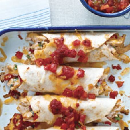 Fiesta Chicken Enchiladas