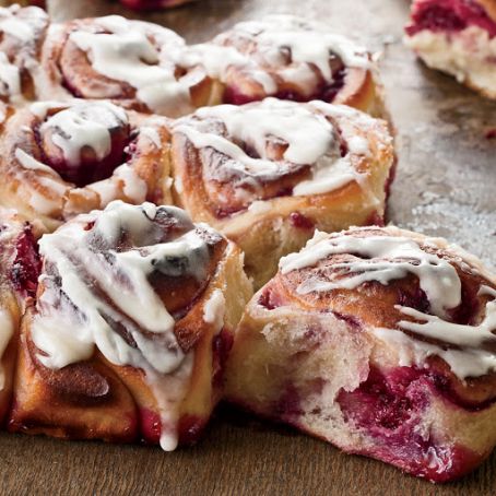 Raspberry-Swirl Sweet Rolls