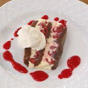 White Chocolate and Fresh Raspberry Terrine