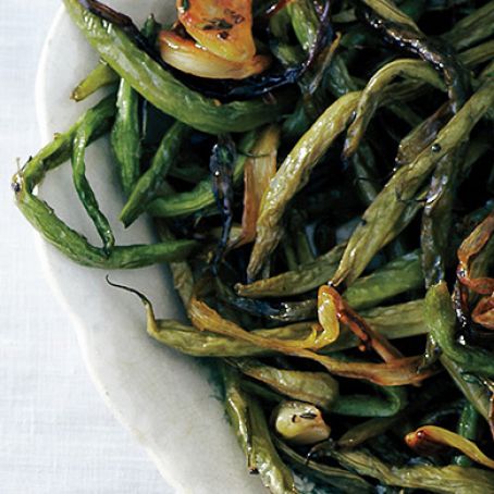 Slow-Roasted Green Beans with Sage