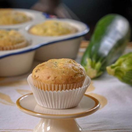 Zucchini Lemon Muffins, GF