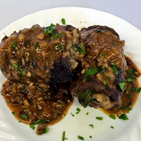 ROUND*****Beef Braciole (Mushroom Sauce)