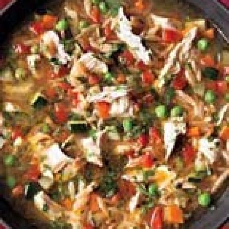 Toasted Orzo Soup