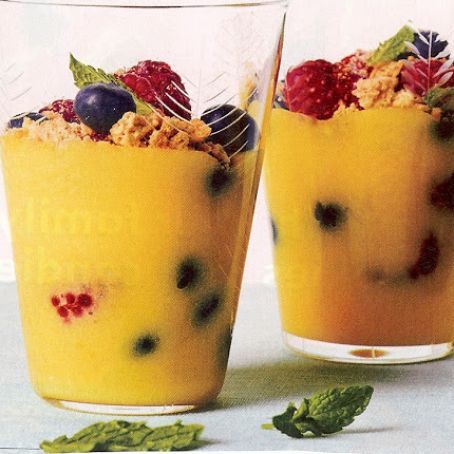 Lemon Curd with Berries
