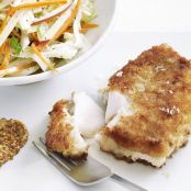 Pan-Fried Cod with Slaw